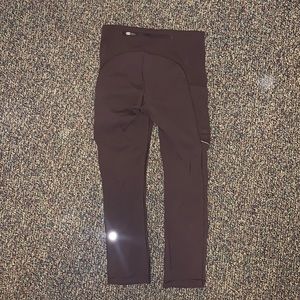 Lulu lemon leggings maroon size 2